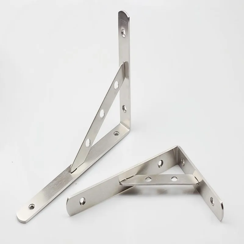 Кронштейн стационарный с прямым углом Треугольная подставка из нержавеющей стали