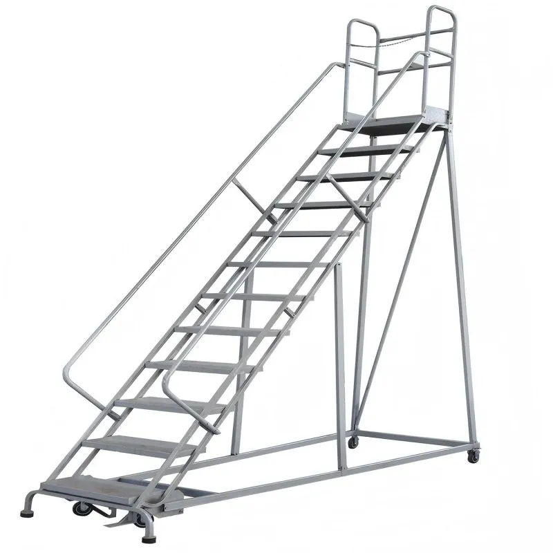 Промышленная стремянка для склада на заказ из холоднокатаной стали/нержавеющей стали